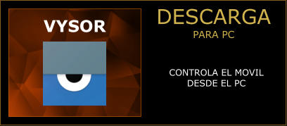 DESCARGA PARA PC VYSOR CONTROLA EL MOVIL DESDE EL PC