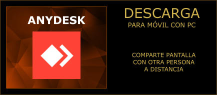 DESCARGA PARA MÓVIL CON PC ANYDESK COMPARTE PANTALLA CON OTRA PERSONA A DISTANCIA